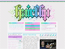 Tablet Screenshot of hairflip.net